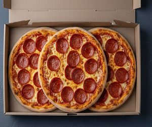 Any 3 X 12" Pizzas 