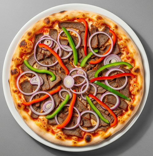 Lamb Donner Pizza 