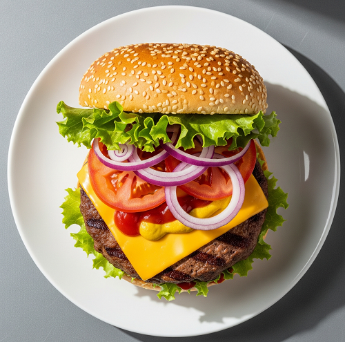 Half Lb Cheese Burger 