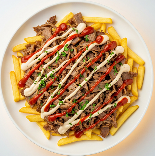 Lamb Donner Loaded Fries 